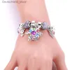 Charm-Armbänder Großhandel mit elastischen Armbändern, Druckknöpfen, Schmuck, Armreifen, 18 mm, Charms, Perlenarmband, Druckknöpfen, Schmuck, passend für 18 mm Druckknöpfe, Knöpfe 8030 Q230925