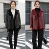 Damen Leder ZXRYXGS Verkaufsförderung Premium Pu Mäntel Mode Jaickets 2023 Herbst Winter Casual Lose Frauen Jackes