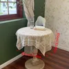 Table Cloth Lace Tablecloth Vintage Hollow Dining Round Cover Wedding Party Blanket Picnic Blankets DIY Room Decoration