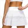 Women L-07 plisowana spódnica tenisowa lemens elegancka nowa kobieca gym ubrania sportowe szorty Kobieta bieganie fitness taniec jogu bielizny na plażę motocyklowy spódnice golfowe Wysoka jakość
