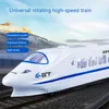 ElectricRC Track Flashing LED Electric Bullet Train Toys High-Speed Train Model Toy For Boys Girls Education Toys Realistic Train Toys 230925