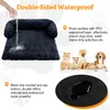 Casas para perros Accesorios para perreras Perros grandes Sofá cama Mascota para calmar Nido cálido Lavable Muebles suaves Protector Mat Cat Manta 230923