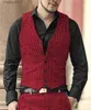 Männer Westen 2020 Winter Herren Weste Woolen Casual Plaid Europäischen Stil Weste Dünne Mode Groomsmen Mantel Für Hochzeit L230925