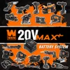 Kit aspirapolvere portatile senza fili WEN 20V Max con batteria agli ioni di litio da 2,0 Ah e caricabatterie