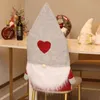 Weihnachtsdekorationen, Liebeswald-Stuhlbezug für ältere Menschen, Vlies-Stuhlbezug für kreative, gesichtslose Puppen