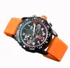 2024 Top Luxury Men's Watch Cuarzo Endurance Pro Avenger Cronógrafo 44 mm Relojes Múltiples colores Goma Hombres Relojes Relojes de pulsera de vidrio Breitling -05