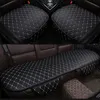 Universele Lederen Autostoel Cover Set Voor Achter Achterbank Kussen Auto Stoel Zetels Protector Mat Pad Interieur Accessoires292L