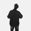 Männer Jacken XS-6XL 2023 Herbst Original Lose Reißverschluss Hip Hop Niet Punk Jacke Kleidung Plus Größe Tops Y2K Stil schwarz Casual Mantel