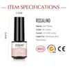 Smalto per unghie ROSALIND Soak Off Gel Smalto per unghie Brillante per la decorazione di nail art Vernice per manicure semipermanente Base ibrida Top Coating 715ML 230923