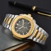 Designer Mens Watch Quartz Wristwatches Classic Fashion Stainless Steel Waterproof 5740 Pateks Nautilus Wrist Watch Gentleman Watches Armband Women
