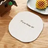 Assiettes sous-verres en Silicone, tapis porte-Pot, dessous de plat, napperon léger, Simple, résistant à la chaleur pour le salon