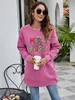 Women's Hoodies Sweatshirts Merry Bright 'Longline Pullover 230923