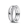 NIEUWE 2023 100% 925 Sterling Zilver Hoge Kwaliteit Fonkelende Zirkoon Ring Fit Europese Meisje Vrouwen Luxe Originele Mode-sieraden Gift 3