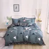 Duvet covers sets Simple Printed Queen Duvet Cover Set King Size Lovely Single Double blankets Comforter Covers King Quilt Cover and Pillowcase 230925