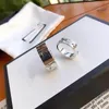 Fashion 925 sterling silver Mosanne Anelli Bag RING for stag and stag parties promised Champion Jewelry Lover gift box308n