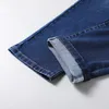 Herren Jeans Baumwolle Denim Hosen Marke Klassische Kleidung Overalls Gerade Hosen für Männer Schwarz Übergröße Große Größe 35 40 42 44 230923