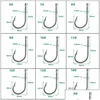 Fishing Hooks 50Pcs Saltwater Large Nt Shark And Alligator Extra Strong 420 Stainless Steel Hook7133505 Drop Delivery Sports Outdoors Dheol