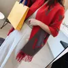 Stylish Women Cashmere Scarf Full Letter Printed Scarves Soft Touch Warm Wraps With Tags Autumn Winter Long Shawls 23 Colors are optional AAA4