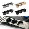 Car Center Console Water Cup Holder Dryckens flaskhållare myntfack för BMW 3-serien E46 318I 320I 98-06 51168217953