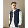 Vestes pour hommes Campus Varsity vestes automne qualité Patchwork bouton sport manteau équipe Baseball veste hommes personnalisé L230925