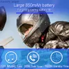 Walkie Talkie ejeas v7 Bluetooth 5.1 Motorcycle Intercom Helmet Headset 1200m BT Wireless Interphone Communicator for 7ライダーの防水HKD230925