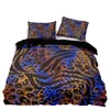 Sängkläder set amerikansk stil sängkläder set 240x220 rosa leopard mönster täcke med kudde case single dubbel king comforter säng täckning 230925