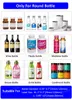 MT-30 Manual Round Labeling Machine Bottle Label Applikator för runda flaskor Öl kan burk Tube Wine Adhesive Sticker Labeler