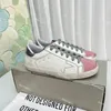 أحذية رياضية ماركة Canvas Shoe Italy Women Nasual Leather Trainers Designer Mens Trainer Classic Sequin Sneaker مع Box