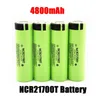 High Quality NCR21700T 4800mAh 21700T NCR 21700 Battery 35A 3.7V Drain Rechargeable Lithium Batteries Cell