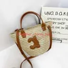 Borsa del progettista 2024 Moda donna Starw Basket Bag Borsa da spiaggia estiva Borsa di paglia Borsa per la spesa Totes Borse a tracolla grandi intrecciate Borsa a tracolla da donna