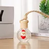 Bouteilles de parfum de voiture de 10 ml, décorations festives de Noël, pendentif en verre vide, diffuseur d'huiles essentielles, désodorisant, parfum DIY pour une conduite confortable