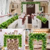 Getrocknete Blumen Künstliche Blumen Pflanzen Grüne Lvy-Blätter Hängende Blume Rose Vine Home Hochzeit Gartendekoration DIY Wand Seidenblume 230923