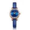 Wristwatches Julius Watch Blue Womens High Quality Brand Ladies Slim Promotional 2023 Winter Arrival JA-1086