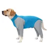 Hundebekleidung, vier Fuß, leichter Overall, operativer Schutz, langärmeliger Body, bequem für kleine, mittelgroße und große Hunde, XS-3XL
