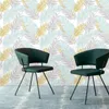 Wallpapers moderne bloemen bladeren schil en plak behang zelfklevend verwijderbaar muur decor voor slaapkamer muren deuren trappen kasten