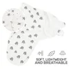 Couvertures Emmaillotage bébé Swaddle couverture Swaddle Wrap pour bébé réglable né Swaddle coton biologique bébé Swaddle pour 0-6 mois 230923