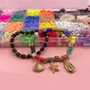 Kit de perles d'argile d'art et d'artisanat 20 couleurs 3200 pièces bracelet de perles d'argile douce faisant la boîte ensemble de bricolage cadeau pour garçons filles enfants artisanat d'art 230925