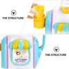 Bath Toys Ice Cream Bubble Maszyna Automatyczna zabawka dla dzieci w kąpieli zabawka dla dzieci ABS 230923