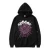 Herrspårar sp5der unga thug 555555 män kvinnor designer hoodie högkvalitativ skumtryck spindel web grafisk rosa tröjor y2k pullovers s-2xl3hyy