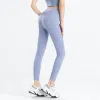 Legginsy damskie, spodnie do jogi, fitness, bieganie, zamrożenie gołe spodnie, kieszenie boczne, brzoskwiniowe czerwone pośladki, ciasne capris, odzież sportowa, kamizelka, spodnie do joggingu