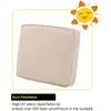 Cushion/Decorative Pillow Thickened Material Outdoor Courtyard Garden Cushion Cover Replacement Cushion Sofa Furniture Waterproof Outer Zipper Design 230923