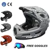 Casques de cyclisme CAIRBULL casque intégral VTT sécurité vélo de descente vélo de montagne motocross hors route avec pare-soleil mentonnière 230925