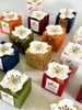 Cadeau cadeau 20 / 50pcs luxe doux boîte de mariage fournitures de fête anniversaire de bonbons emballage décoratif décor d'anniversaire