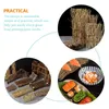 Dinnerware Sets 6 Pcs The Fence Mini Decor Sushi Pography Kit Product Props Decorate Bamboo Backdrops