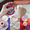 Other Home Storage Organization Crochet Hooks Kit With Storage Bag Weaving Knitting Needles Set DIY Arts Craft Sewing Tools 230925