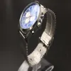 Nuovo orologio di arrivo orologio al quarzo da uomo quadrante blu analogico completo cinturino in acciaio inossidabile orologio digitale Montre Hommme248K