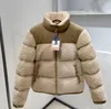 Herbst Winterjacken Damen Herren Khaki Kaschmirfleece Designerjacke Reißverschluss Stehkragen Einfarbig Damenmantel