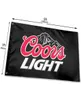 Drapeau d'étiquette de bière Coors Light, 150x90cm, 3x5 pieds, impression en Polyester, Club, équipe, Sports d'intérieur avec 2 œillets en laiton, 2417836