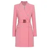 Women Suits & Blazers Spring Summer Autumn Winter Casual Slim Woman Long Jackets Skirt Fashion Lady Office Suit Pockets Business Notched Coat 19 Colors 8 Models S-XXXL