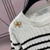 23-MI*/ M/ IU Kadınlar Soyulmuş Mürettebat Slim Pullover Sweater Preppy Style